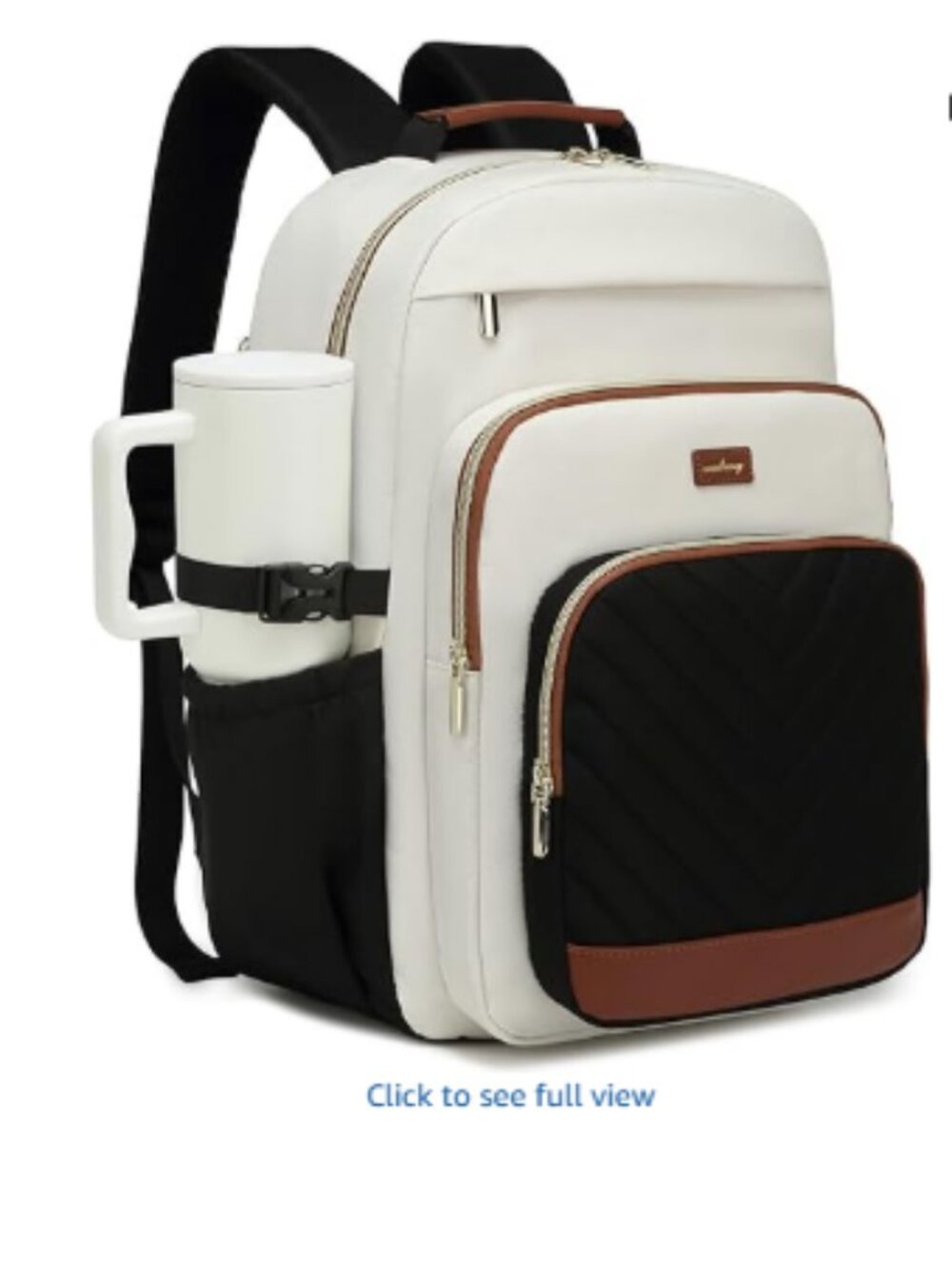 Large Laptop Backpack Bookbag for Women, Multi Compartment Teen Girls School Bac